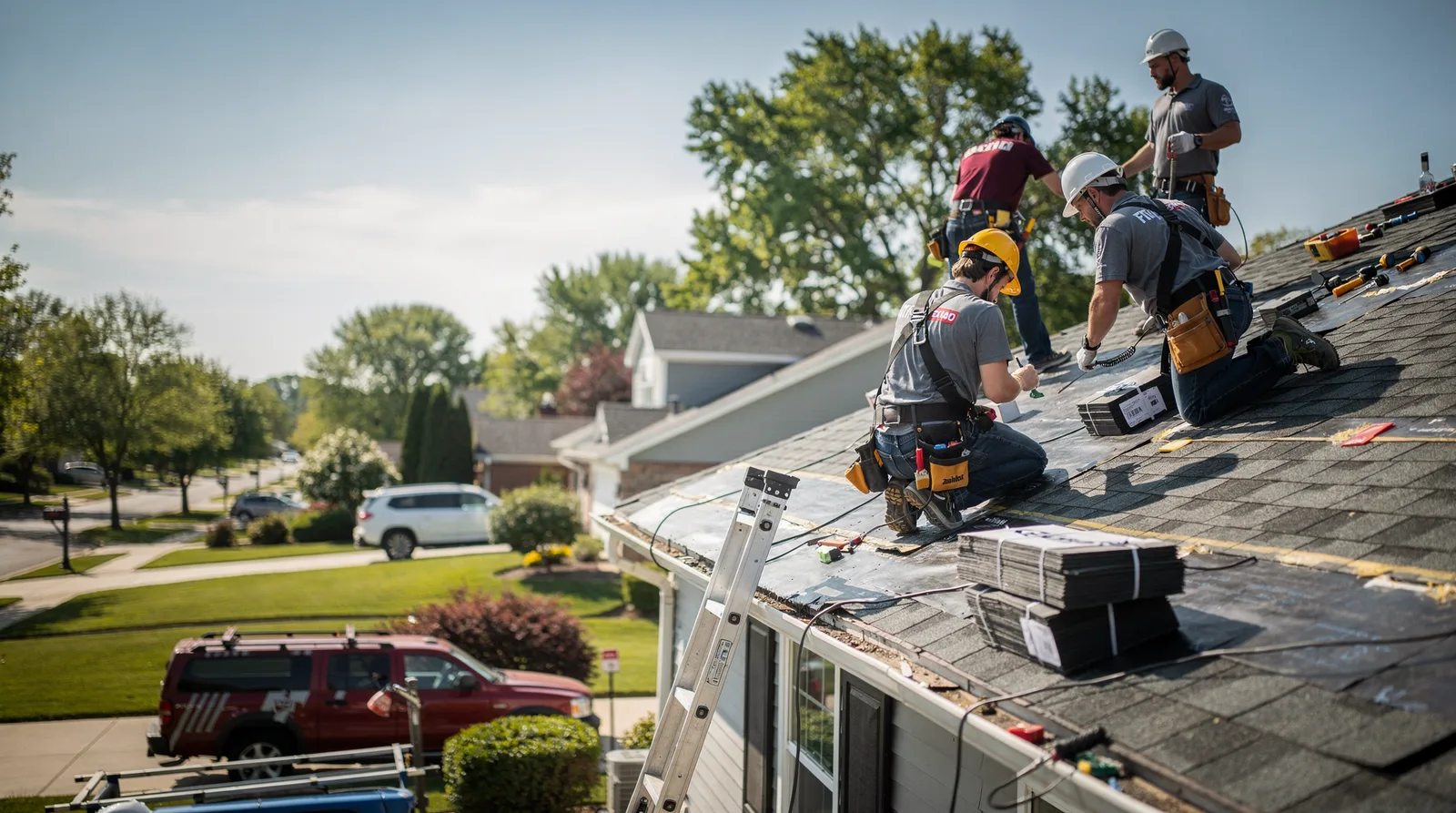 Roof Repair in Coralville, IA around you
